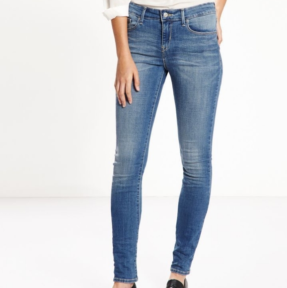 Levi's Mid Rise Skinny Jeans